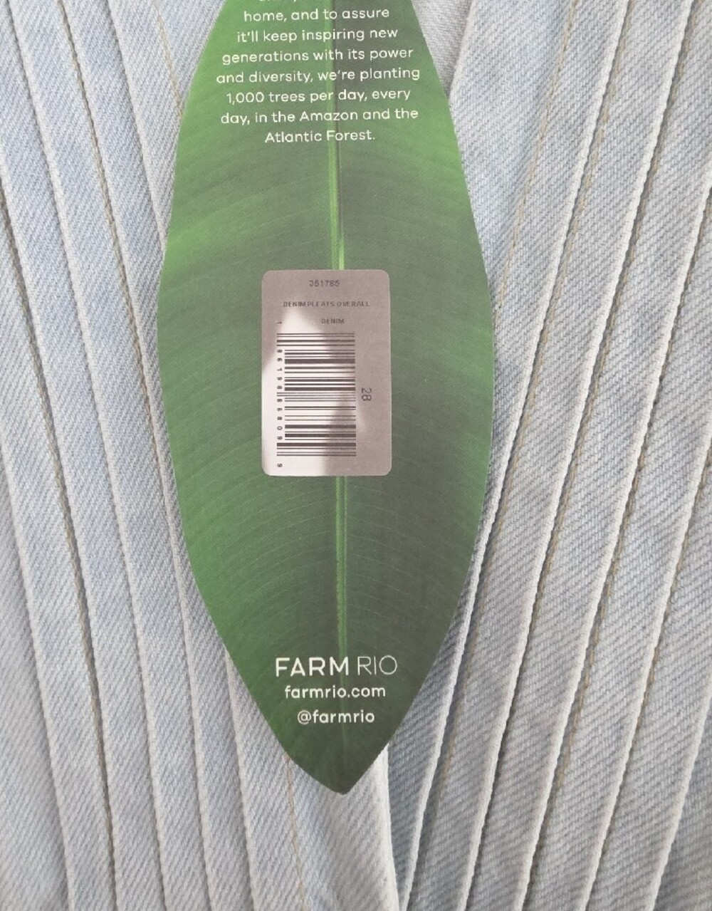 Farm Rio Denim Jumpsuit - Picture 9 of 9
